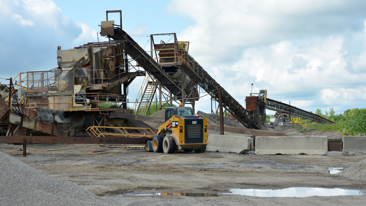 Crawfordsville sand and gravel plant